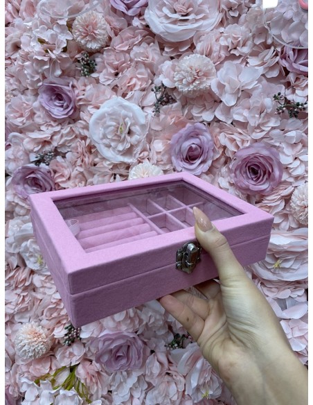 Joyero rosa pequeño