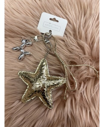 Adorno bolso estrella dorada