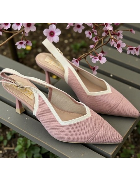 Tacón Vogue rosa