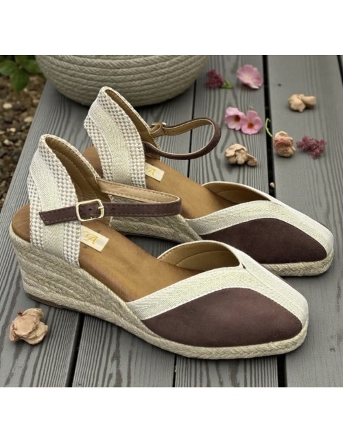 Cuña Renata marrón