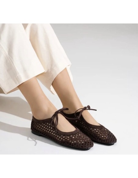 Manoletina Valery marrón