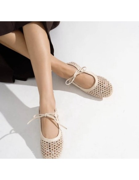 Manoletina Valery beige