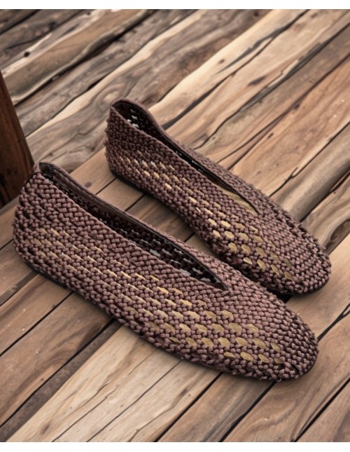 Manoletina Natura marrón