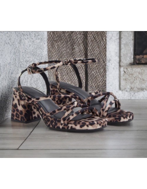 Tacón Val Leopardo