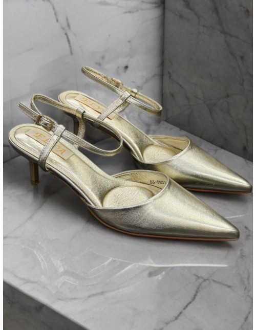 Tacón María Dorado