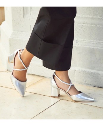 Tacón Dama Plata 2