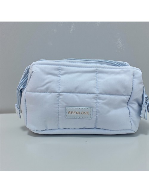 Neceser Acolchado Celeste