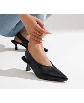 Tacón Sandra Negro 2