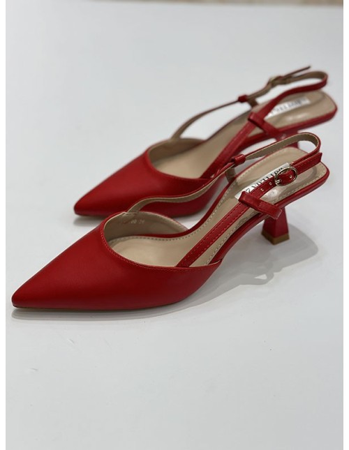 Tacón Florida rojo