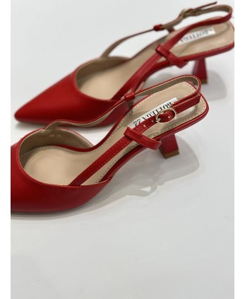 Tacón Florida rojo
