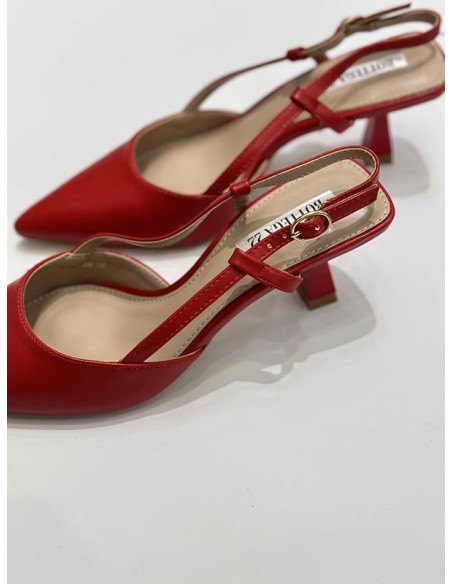 Tacón Florida rojo