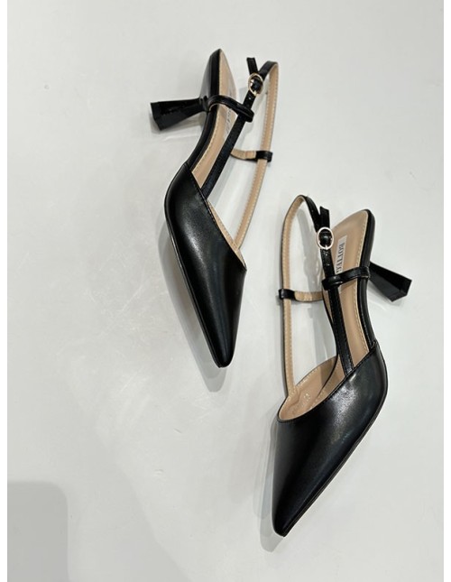 Tacón Florida negro